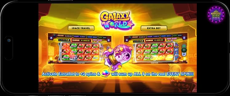 รีวิว เกมสล็อต Galaxy World